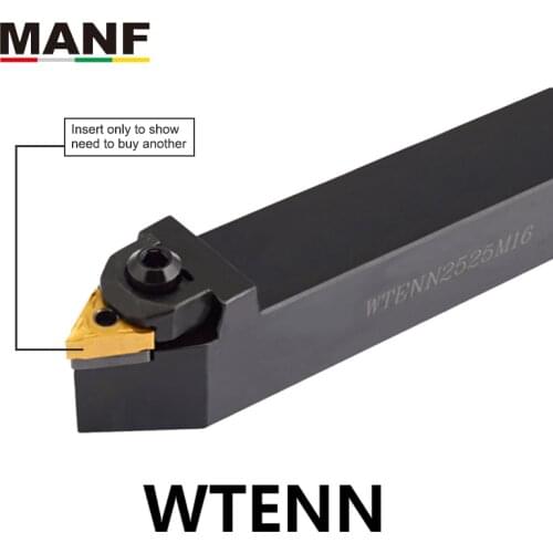 MANF WTENN-2020K16 25mm Turning Tool Holder External Carbide ToolHolders CNC Lathe Machining Arbor Knife Tools Lathe