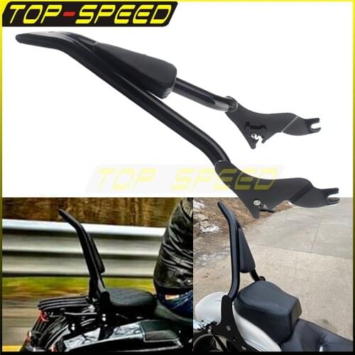 Motorcycle 22" Tall Detachable Passenger Sissy Bar Backrest For Harey FLHTK 10-21 FLHTKSE 14-21 FLTR 2009 FLTRX 10-21 FLTRXSE