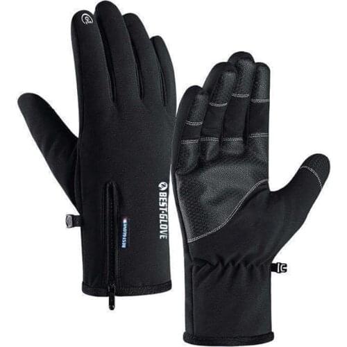 Men and Women Winter Antiskid Thermal Outdoor Sports Gloves Riding Skiing Climbing Waterproof Windproof Touch Screen Gloves