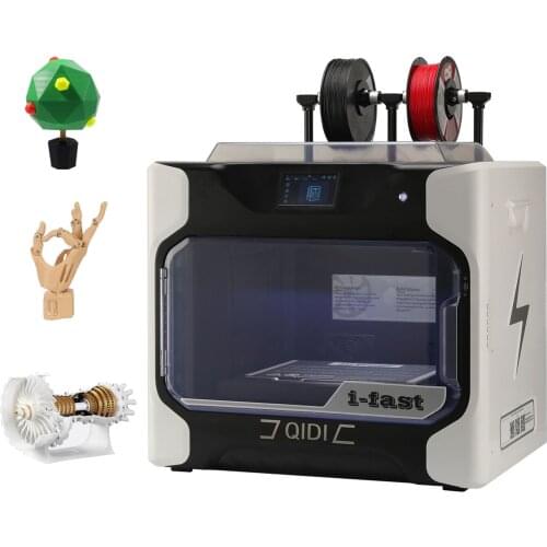 QIDI TECH iFAST 3D Printer Desktop Intelligent Industrial Grade with 5inch Touchscreen WiFi Function High Precision Single