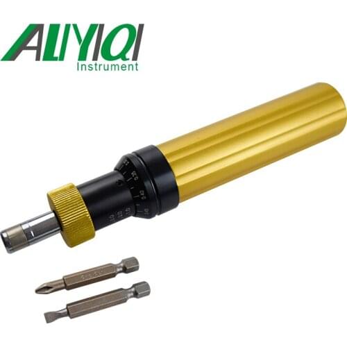 ASQ 0.1-6 N.m Ilding Good Quality Preset Torque Driver With 2 Bits Precision Preset Torque Driver Screwdriver Automatic Lock