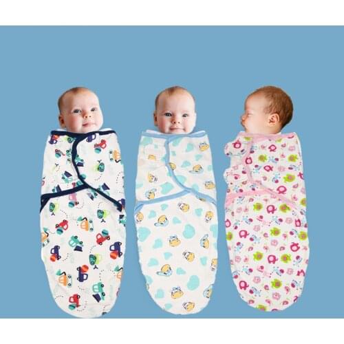 Newborn Baby Swaddle Wrap Parisarc 100% Cotton Soft Infant Newborn Baby Products Blanket & Swaddling Wrap Blanket Sleepsack
