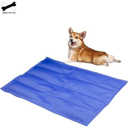 Pet Cooling Mat Polyester Fiber Dissipate Heat Ventilation Moderate Cooling Use Indoors Outdoors In The Car