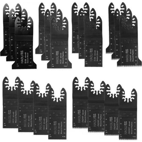 20PCS Saw Blade 32-45mm Quick Change Oscillating Tool Electric Saw Blades for Black&Decker Dewalt DIY Home Tools