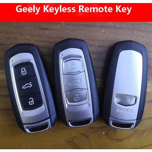 High Quality Car Remote Key Keyless Smart Key 433Mhz for Geely Atlas Coolray Emgrand X7 X1 X3 X6 S1 GS GL Boyue ICON Proton X70