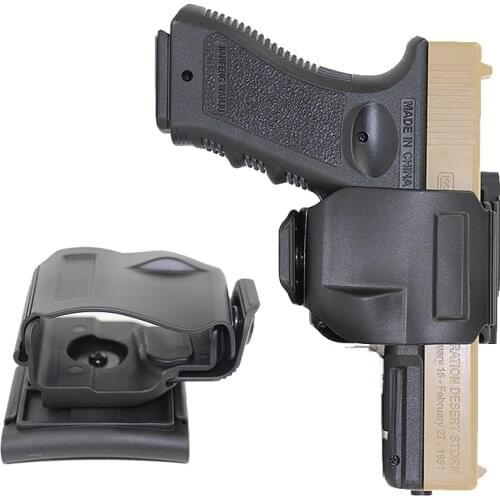 Tactical Glock Gun Clip Belt Holster for Glock 17 19 22 23 Airsoft Pistol Gun Case Right Hand MOLLE Holster Hunting Accessories