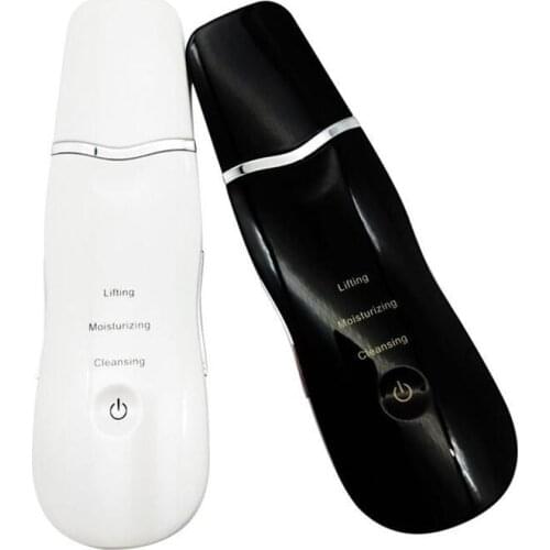 USB Ultrasonic Skin Scrubber Deep Cleaning Vibrating Facial Cleansing Skin Spatula Pore Cleaner Peeling Beauty Instrument Device