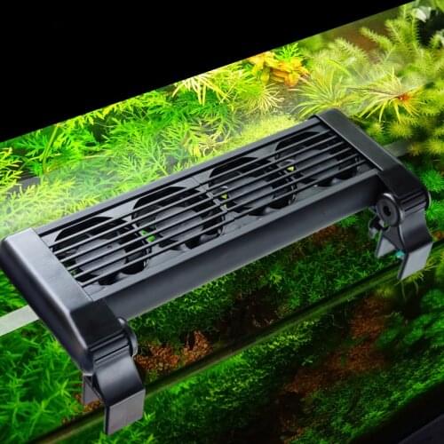 220-240V 2/4/6 Fans Aquarium Water Cooler Wind Fan Powerful Aquarium Water Chiller Temperature Control For Fish Tank