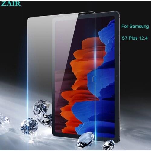 Tempered glass screen protector for Samsung galaxy tab S7 Plus S7+ Plus 12.4 T970 protective film 9H 2.5D For SM-T970 SM-T975