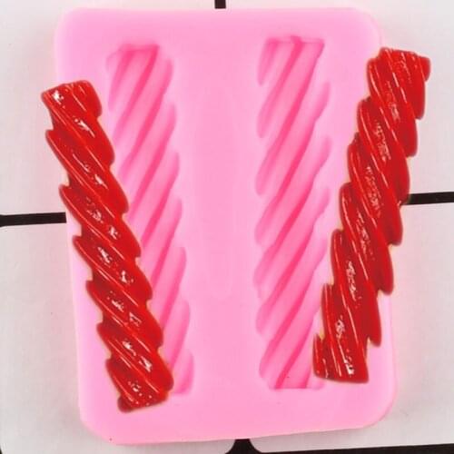 French Fries Silicone Mold Sugarcraft Fondant Cake Decorating Tools Chocolate Gumpaste Moulds Candy Molds Polymer Clay Mould