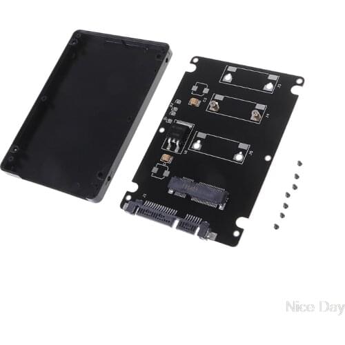 1PC 7MM Thickness Mini PCI-E mSATA SSD to 2.5" SATA Hard Disk Converter Adapter Ju05 20 Dropship
