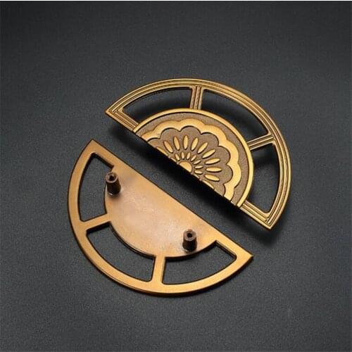 1pc New Chinese Style Cabinet Door Handle To Install Semi-circular Cabinet Door Knobs Drawer Bathroom Cabinet Pulls