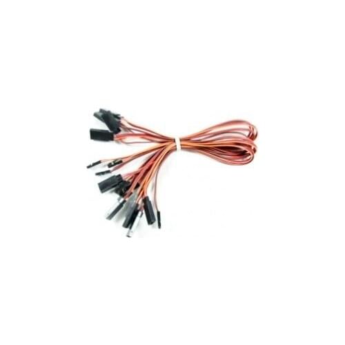 10pcs* 26# Servo Extension Cable 300mm JR Color