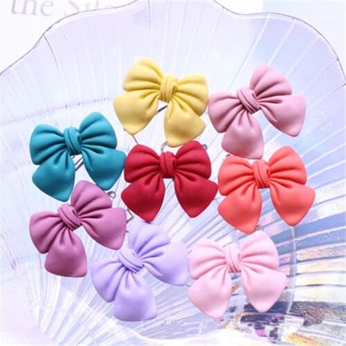 20Pcs New Resin Bowknot Crafts Accessories DIY Earrings Necklaces Decorative Material Patch Woman Handmade Craft Supplies Resin