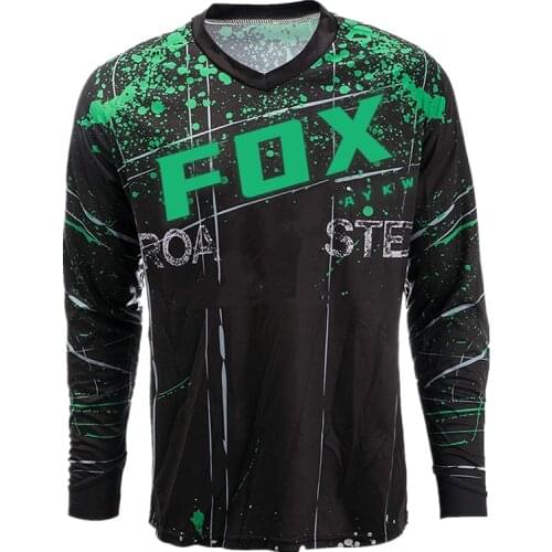 2021 Mountain Bike Team Downhill Jersey MTB Offroad DH Fxr Bicycle Locomotive Shirt Cross Country Mountain Aykw Fox Jersey