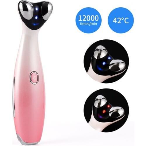 2in1 RF Eye Massager Electric Vibration Remove Wrinkle Dark Eye Circle Massage Radio Mesotherapy Skin Rejuvenation Beauty Salon