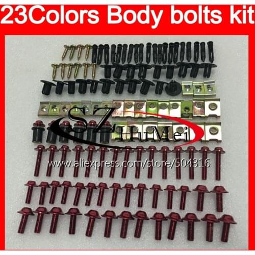 Fairing bolts full screw kit For HONDA NSR250R MC18 PGM2 NSR 250R NSR250 R NSR250RR 88 89 1988 1989 Windscreen bolt screws Nuts
