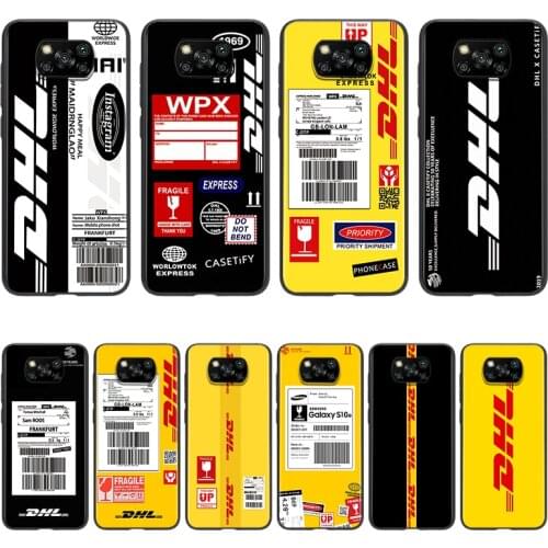 Dhl Express For Xiaomi POCO M3 M2 C3 X3 NFC F2 F3 Pro X2 F1 Pro Mi Play Mix 3 A3 A2 A1 6 5 lite Phone Case