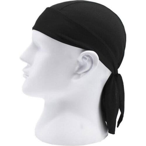 Men Women Cycling Pirate Cap Outdoor Sport Bandanas Pure Color Motor Cycle Head Scarf Ciclismo Hiking Running Headscarf Headwear