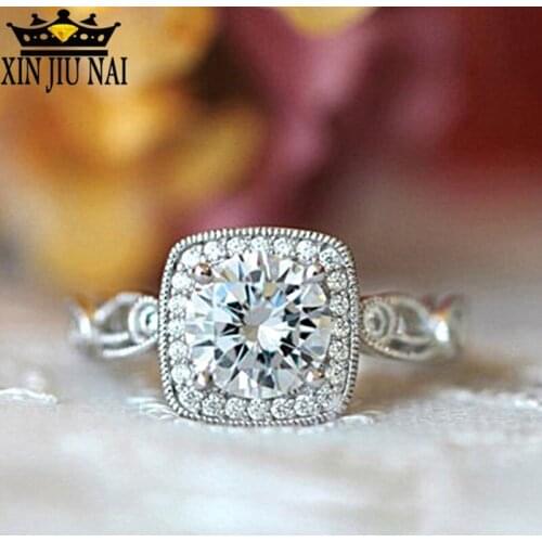 Classic Bodomia 925 Silver Ring 1.88Ct Zircon Wedding Jewelry Rings Engagement For Women Jewelry Engagement diamond ring