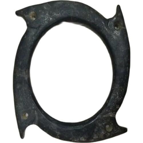 Collection of Old Material Magnetized Black Iron Meteorite Magnetite Cyclone Jade Bi Old Artifacts