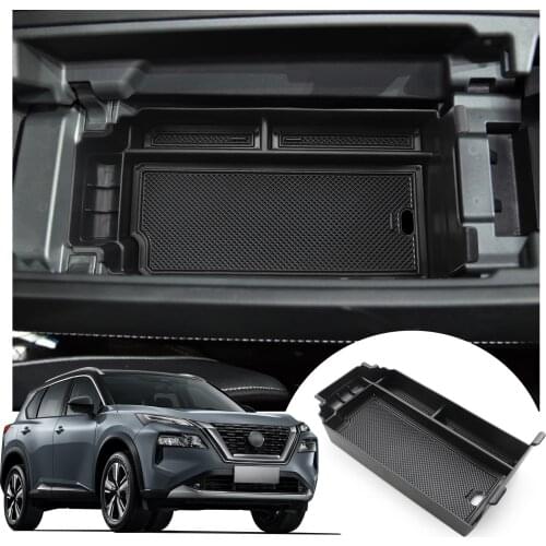 LFOTPP Car Armrest Storage Box For Rogue T33 2021 Central Control Container Auto Interior Stowing Tidying Accessories
