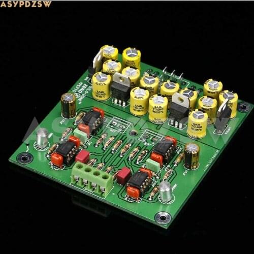 MMCF10 HIFI LP phonograph MM amplifier RIAA Phono preamplifier PCB/DIY Kit/Finished board