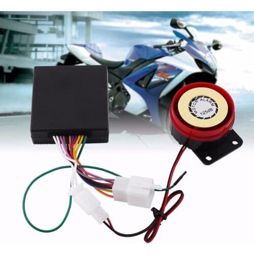 Motorcycle Alarm System Scooter Anti-theft Security Alarm System Remote Control Engine Start+Alarme Moto Bike Speaker New
