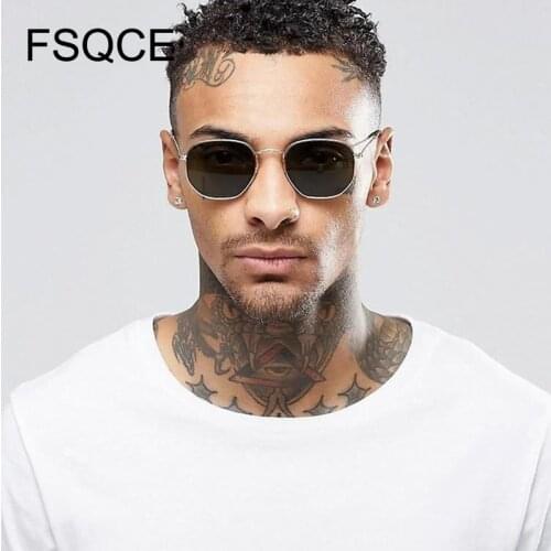 Sunglasses Men Vintage Designer Sunglasses for Women Men Luxury Brand Small Square Frame Eyewear Sun Glasses Shades Oculos