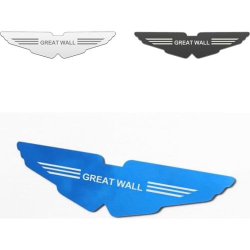 New 3D wings metal body sticker stainless steel badge for Great Wall Haval Hover H3 H5 car styling sticker accessories