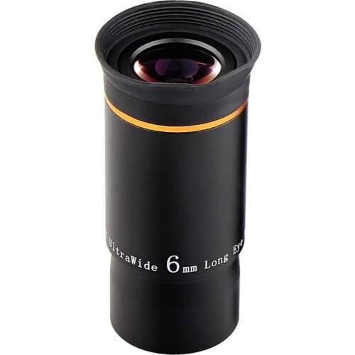 Telescope Eyepiece,1.25 Inches Telescope Accessories Set 66 Degree Ultra Wide Angle HD 6mm for Astronomy Telescope