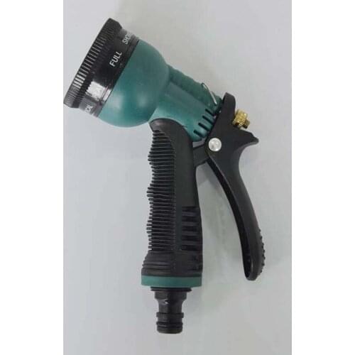 8 pattern durable ajustable hose nozzles garden water gun high-pressure water spray gun for household car wash water gun head