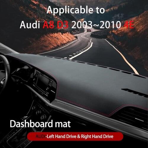For Audi A8 D3 2003~2010 4E Anti-Slip Mat Dashboard Cover Pad Sunshade Dashmat Protect Carpet Car Accessories 2005 2008 2009