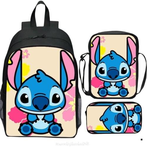 Stitch School Backpack for Teenager Boys Girls Students Custom BookBag Girls Satchel Women Daypack Mochilas