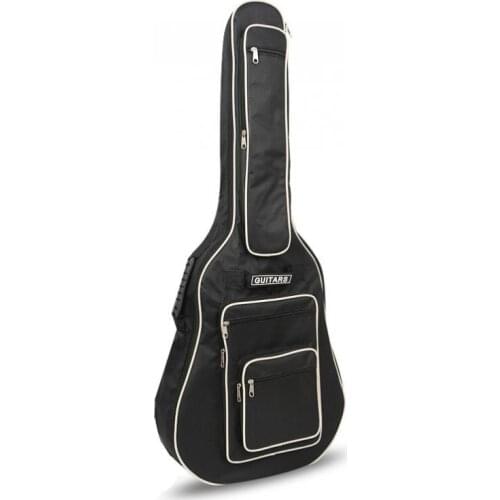 40 / 41 Inch Guitar Bag 8mm Pad Oxford Cotton Thickening Backpack Guitar Soft Carrying Case More Pocket with Double Straps