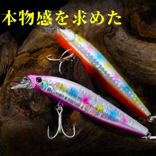 TSURINOYA 98mm 14.5g SP Tungsten Weight System Suspend Minnow Fishing Lure Crank Wobbler Long Casting Artificial Hard Baits