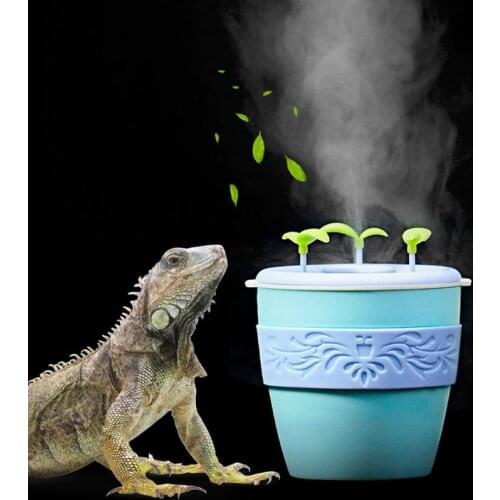 Reptile Air Humidifier USB Charging Portable Pet Air Fogger Device for Reptiles Snake Turtle Bearded Dragon Lizard Frog