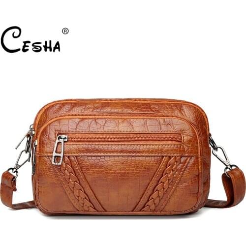 Durable Soft Leather Fashion Women Shoulder Bag ​Luxury Crossbody Female Leather Bag High Quality Ladies Waist Designers Bags