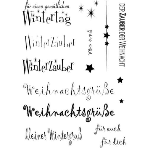 Winter Transparent Clear Silicone Stamp/Seal for DIY scrapbooking/photo album Decorative clear stamp sheets A819