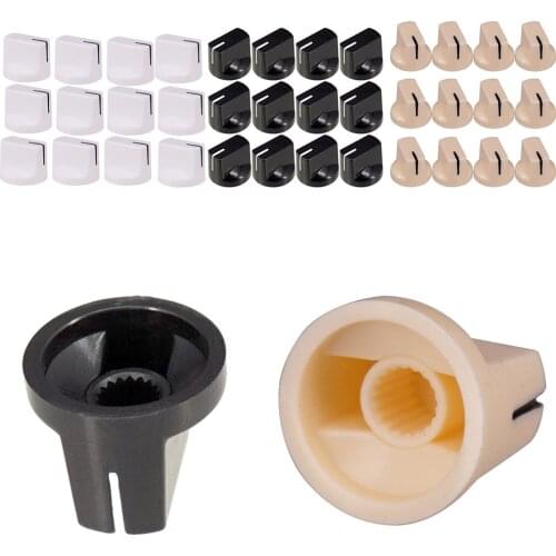 12 Pcs Guitar Speed Control Top Hat Knobs for Electric Guitar