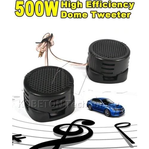 2X Car Mini Dome Tweeter Car Speaker Universal High Efficiency Loudspeaker Loud Speaker Super Power Audio Sound Car Tweeters