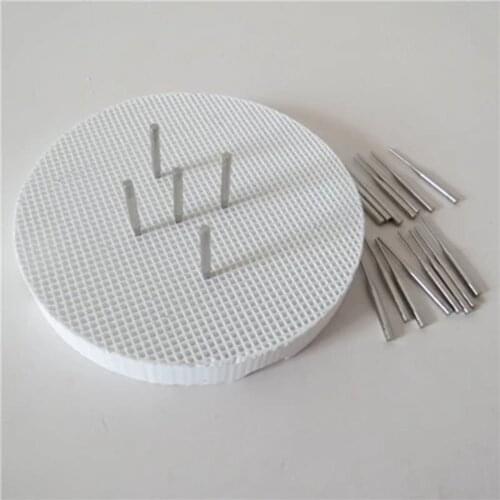 4 Dental Lab Honeycomb Firing Trays with 40 Metal Pins Dental Lab Equipment