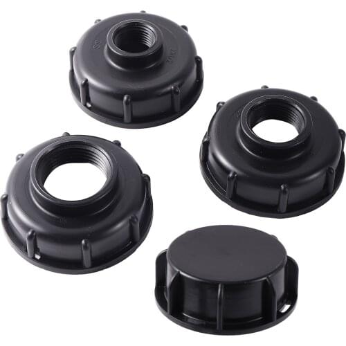 S60X6 Coarse Thread 1/2" 3/4" 1" Female Thread Water Tank Adapter IBC Tank Replacement Connector Garden Watering Valve Fittings