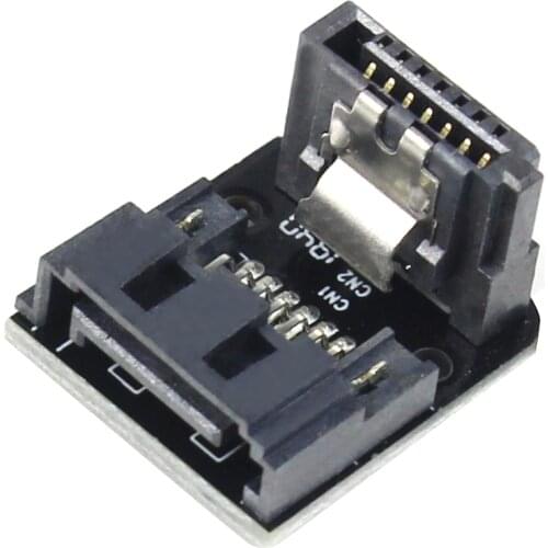 SATA 7Pin Converter 7 Pin Male to 7P Female 90 Degree Angled SATA Adapter Mainboard Motherboard for Desktops Computer PC SSD HDD