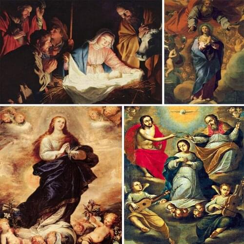 5D DIY Diamond Painting Jesus Religion Christianity Full Square/Round Diamond Embroidery Cross Stitch Kit Home Decoration Gift