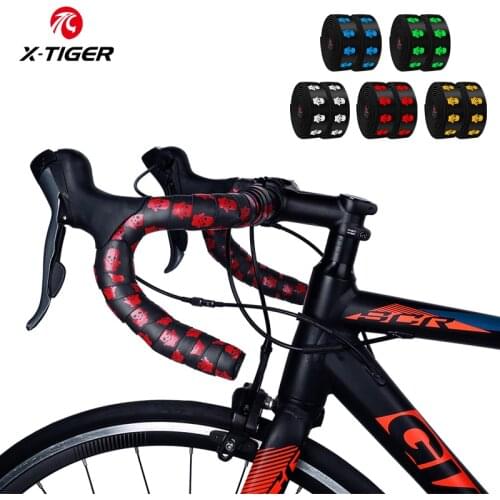 X-TIGER Bicycle Handlebar Tape EVA Shock-Absorbing Mountain Road Bike Grip Strap Anti-slip Sweat Absorption Cycling Handle Tape