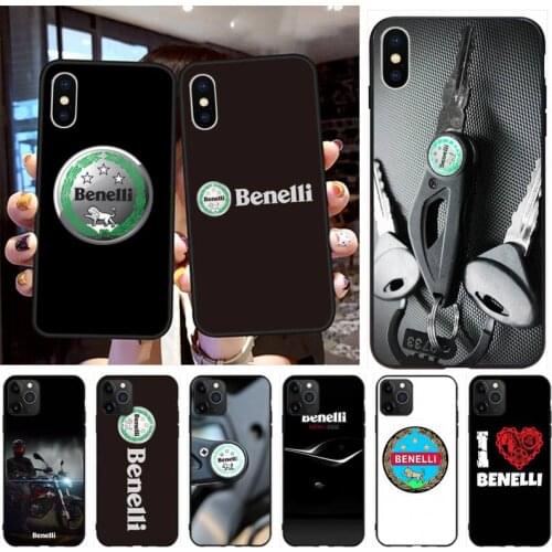 CUTEWANAN Motorcycle benelli Logo Phone Case cover Shell for iPhone 11 pro XS MAX 8 7 6 6S Plus X 5S SE 2020 XR case