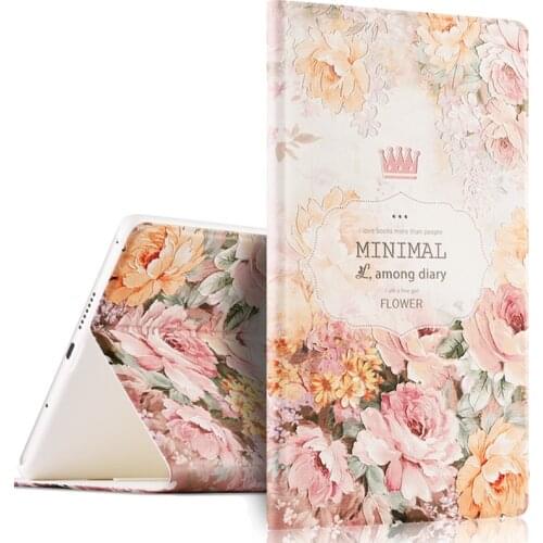 For Huawei Mediapad M3 BTV-W09 BTV-DL09 8.4 Case 3D Floral Smart Sleep Wake up Tablet Cover for M3 Mediapad 8.4 Funda Capa Para