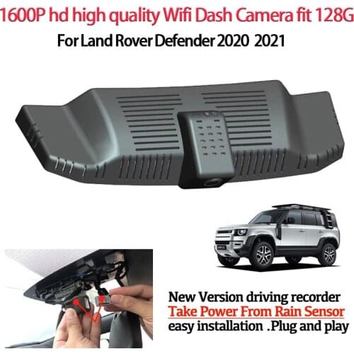 Hd 1600P Easy Installation Car DVR WIFI Dash Camera Video Recorder Dash Cam camer For Land Rover Defender 2020 2021 High qualitY