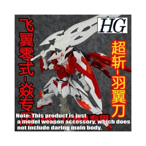 HG 1/144 HGBF Wing Gundam Zero Honoo Flame Sword Weapon pack Modified pieces Action Figure Assemble Model Toys
